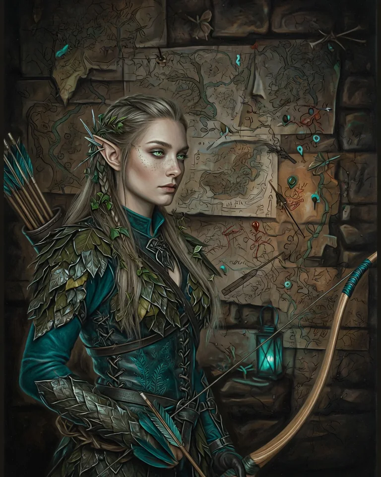 Elves race portrait