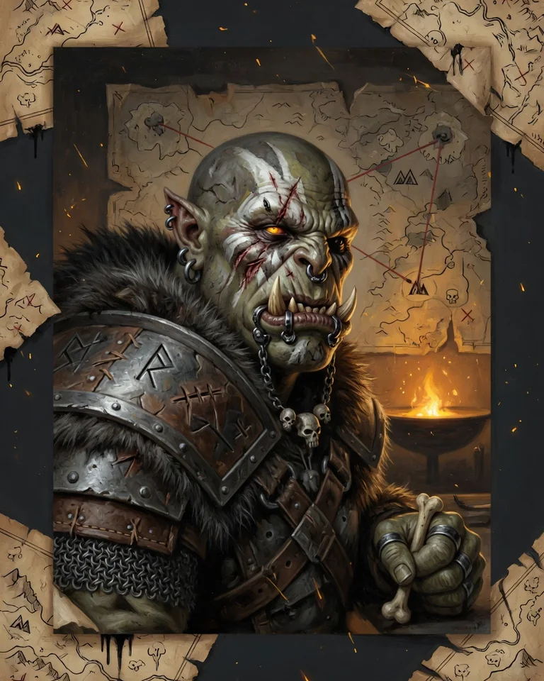 Orcs race portrait