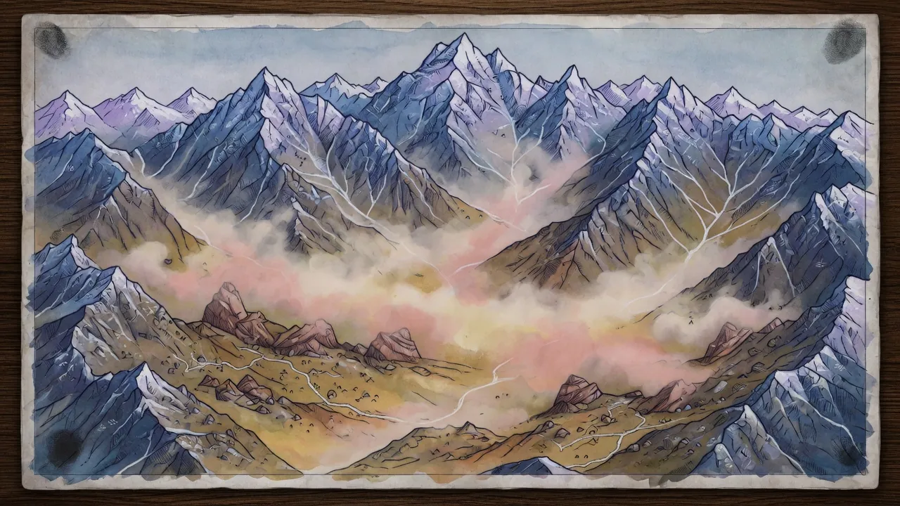 Ashenmoor mountains — a world that does not wipe